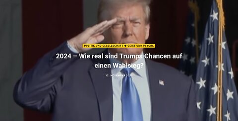 Beitrag vom 13.11.2023 - 2024 – Wie real sind Trumps Chancen auf einen Wahlsieg?