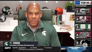 Michigan State's Mel Tucker, Gary Barta react to new College Football Playoff rankings