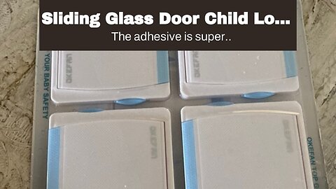 Sliding Glass Door Child Lock - OKEFAN 4 Pack Baby Safety Slide Window Locks for Kids Proof Pat...