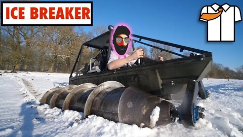 ⚪️ Colin Furze | HOMEMADE SCREW TANK Snow/Ice Test