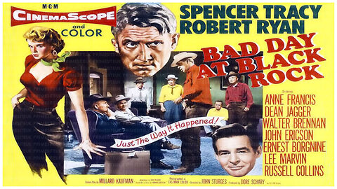 🎥 Bad Day at Black Rock - 1955 - Spencer Tracy - 🎥 FULL MOVIE