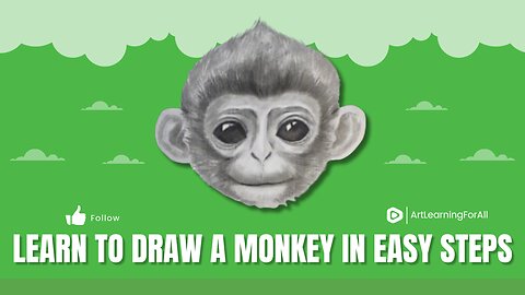 🐵 Learn to Draw a Adorable Monkey in Minutes! 🎨🖌️