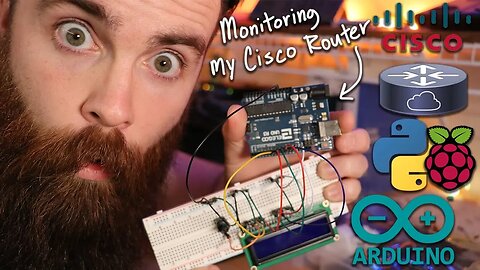 Using Arduino, Raspberry Pi and Python to Monitor Cisco Router - #DEVNET CCNA