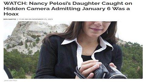 Did Pelosi's Daughter Spills Beans on Jan 6th