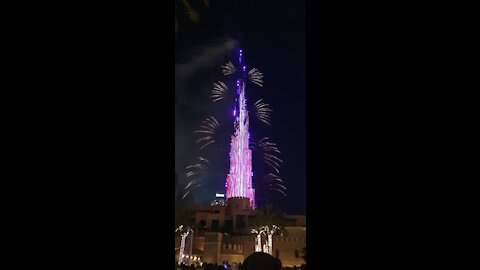 Dubai Burj Khalifa 2021 New Year’s Eve Fireworks