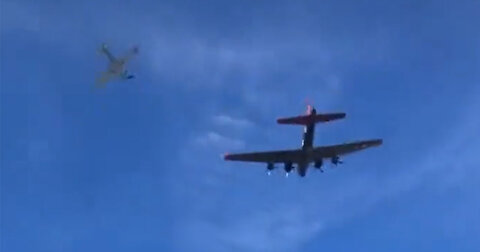 Two World War II Planes Collide in Midair Incident Over Texas