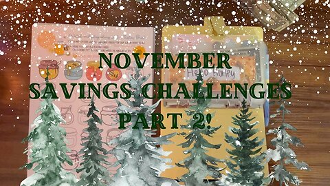 November Savings Challenges Part 2!|Cash Stuffing my Sinking Funds