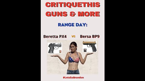 RANGE DAY: Beretta PX4 Storm vs Bersa BP9 - Battle of the Concealed Carry 9mm Pistols
