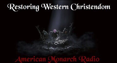 Restoring Western Christendom