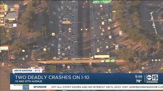Two deadly crashes on I-10 near 67th Avenue