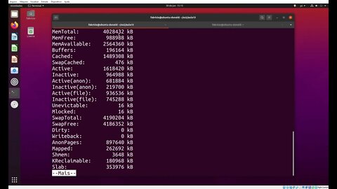 Obtendo Informações de Memória do Sistema no Linux com /proc/meminfo