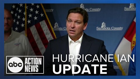 DeSantis speaks in Sarasota about Ian impacts