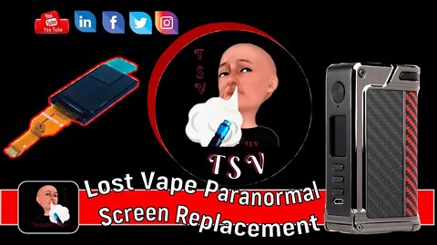 Lost Vape Paranormal Screen Replacement