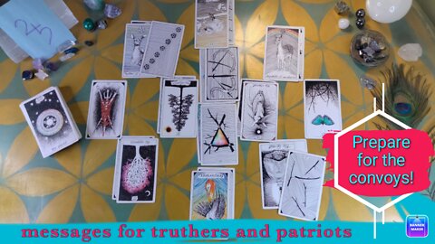 Prepare for major supply issues! Convoys and kids. Tarot February 2022