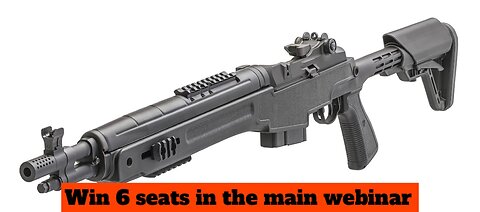 Springfield Armory M1A SOCOM CQB .308 MINI #1 FOR 6 SEATS IN THE MAIN WEBINAR