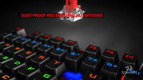 Redragon Redragon K552-RGB KUMARA RGB LED Backlit Mechanical Gaming Keyboard (Black)