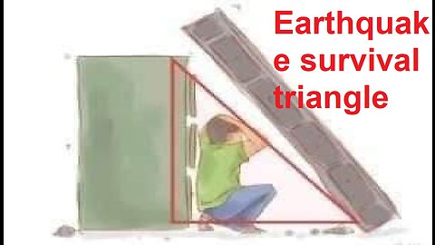 Earthquake survival triangle