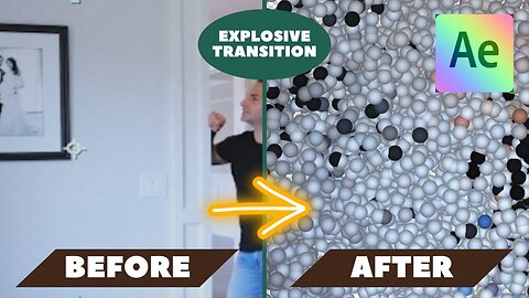 How to Create FREE Custom Exploding Transitions in Adobe After Effects | Step-by-Step Tutorial