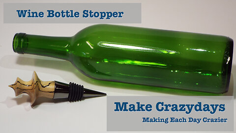 Spalted Maple Wine Bottle Stopper