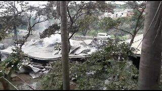 SOUTH AFRICA - Durban - COGTA fire (Videos) (kum)