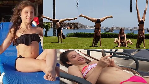 NORMAL PEOPLE VS #GYMNASTS, #reality, #piscine, _,#exercise ,