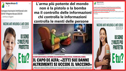 🙉🙈🙊... LE SCANDALOSE AMMISSIONI DELL' EMA... 💉💀⚰️