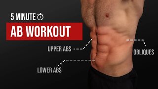 5min Home ABS Workout (SIX PACK SHREDDER!!)