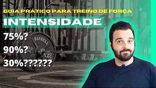 GUIA PRÁTICO PARA TREINO DE FORÇA | #5 INTENSIDADE