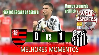 GABIGOL PERDE PÊNALTI! Flamengo 0 x 1 Santos _ Melhores momentos Brasileirão _ 06-12-2021
