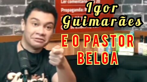 Igor Guimarães e o pastor belga