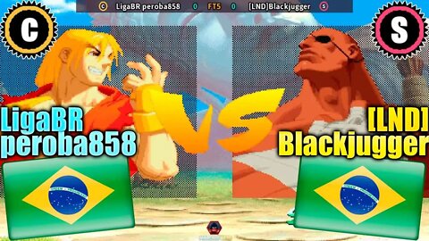 Street Fighter Alpha 2 (LigaBR peroba858 Vs. [LND]Blackjugger) [Brazil Vs. Brazil]
