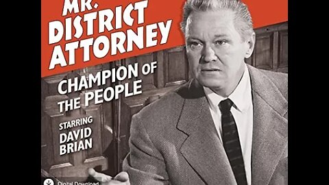 Crime Story - Mr. District Attorney - "The Case of The Murderous Hitch Hiker" (1952)