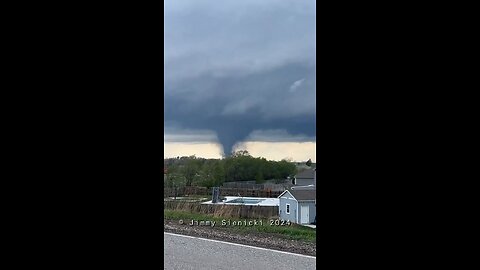 WATCH: Tornado touches down with force in Lincoln, Nebraska yesterday