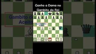 GAMBITO DO REI TROCANDO TORRE POR DAMA #Shorts #xadrez #Chess #Ajedrez #шахматы #شطرنج #fy #viral