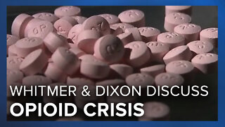 Tudor Dixon & Gretchen Whitmer discuss fighting opioid crisis