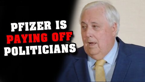 Australian Politician Blows Whistle on Pfizer Politician Relationship!