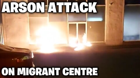 ARSON ATTACK on proposed migrant centre in Finglas, Dublin, Ireland