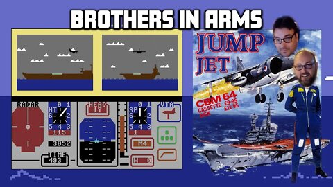 Jump Jet Harrier Mission | C64 Retro Gaming | Brothers In Arms Ep 10