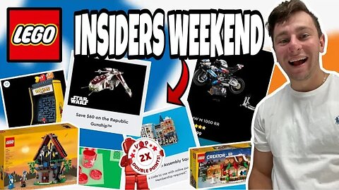 LEGO Insiders Weekend | 4x Promo Stack, 20% Sale, 2X-4X Insiders Points, & Redeemable Rewards