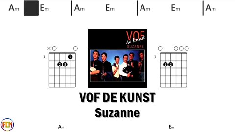 VOF DE KUNST Suzanne - Guitar Chords & Lyrics HD