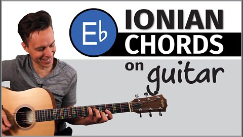Guitar // Chords in the Key of Eb (Ionian)