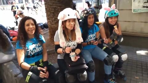 Patinando/Roller ⛸💨 🌟 Ruta INK2 🌟 📍 Los Leones/ Metro Bellas Artes 🌎 Santiago Chile 📅 17.04.2022