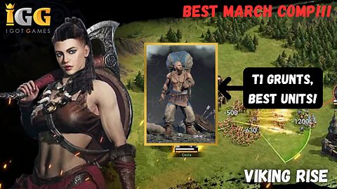 Viking Rise - how to build your march - Best troop compositions guide - Smithy/forge - crafting gear