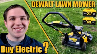 Should You Buy Electric?⚡DEWALT Lawn Mower Review!