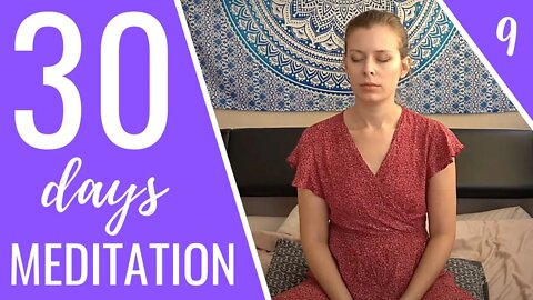 Yoga Meditation & Pranayama | Day 9 | 30 Days Meditation Challenge (Guided for Beginners)