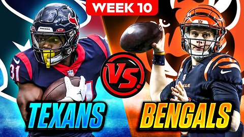 RECORD SETTING CJ Stroud Leads the Texans into Battle Against the Bengals - Week 10 Initial Outlook