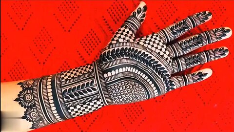 Beautiful front hand mehndi | Bridal mehndi design | Festive special mehndi design | Eid special