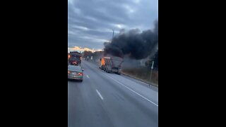 Highway 401 Fire Toronto