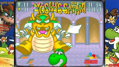 Yoshi's Safari 1993 (SNES) - Full Playthrough (RetroArch)