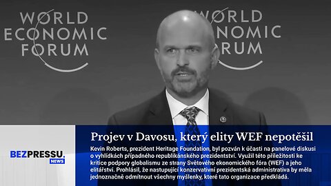 Projev v Davosu, který elity WEF nepotěšil